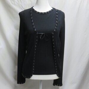 Ladies Dressy Two-Piece Sweater Set